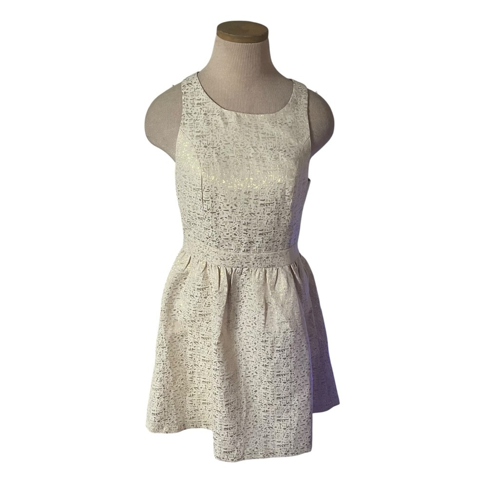 NWY Romeo & Juliet Couture Cream Satin Dress Women Size S